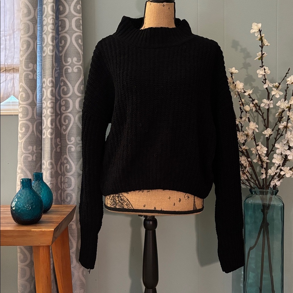 Double Zero (Nordstrom) Chunky Knit Mock Neck Sweater